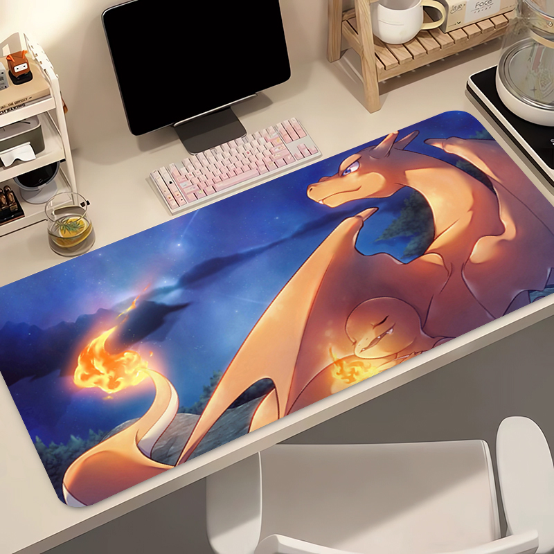 Pc Gaming Kawaii - Anime Mouse Pad Pokemon Charizard Kawaii