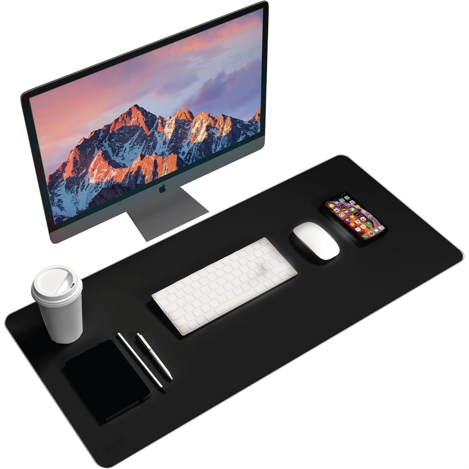 Gaming Desk Mat - Faux Leather Desk Mat for Keyboard