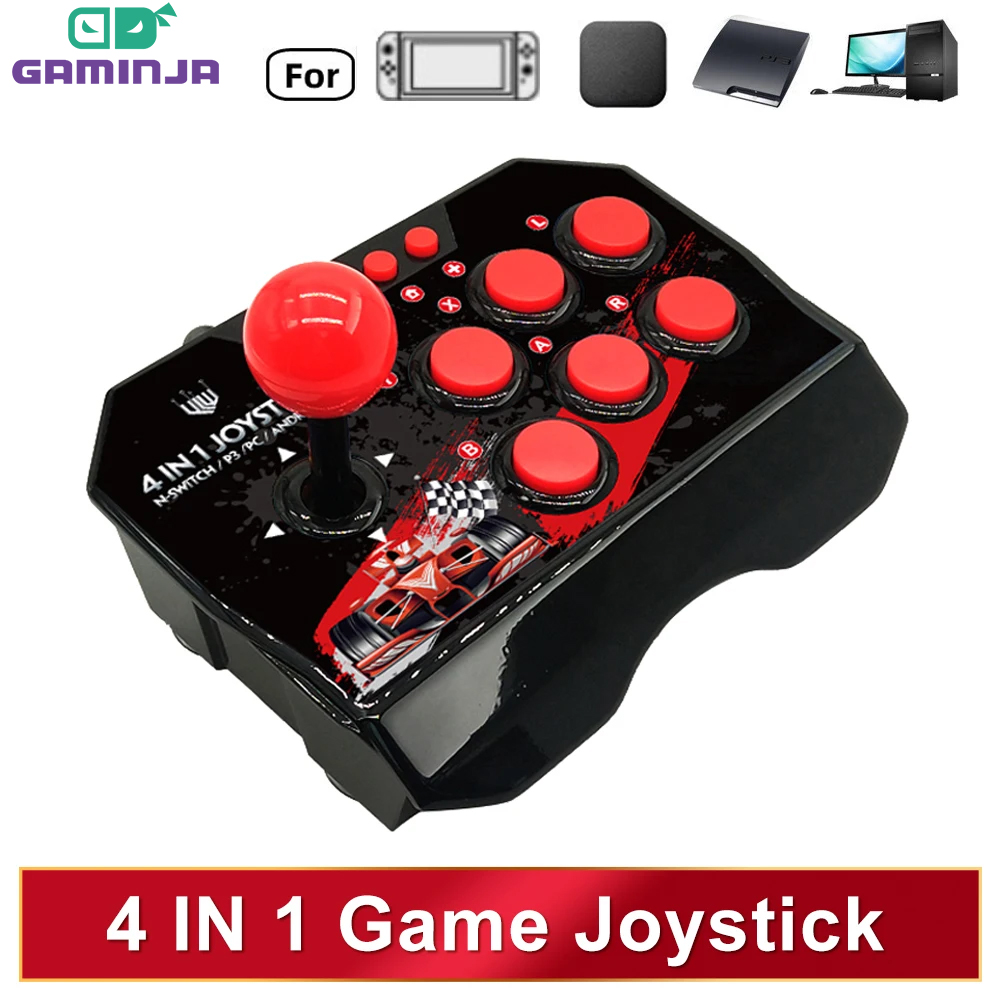 Joystick Pc Gaming - GAMINJA 4-in 1Game Joystick With 3M