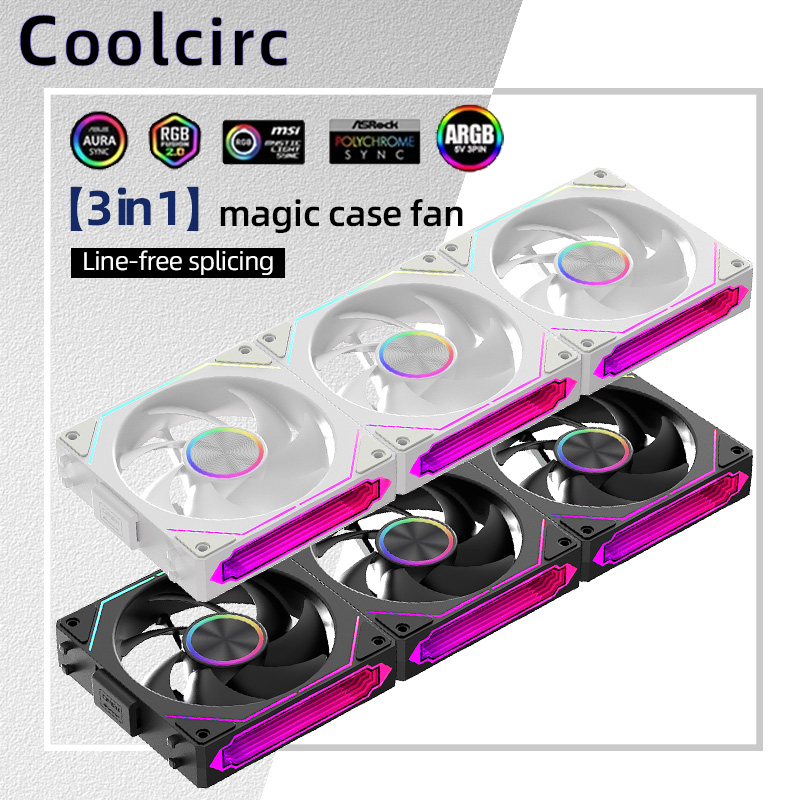 Pc Gaming Case - Coolcirc DL-2 120mm ARGB Cooling Fan