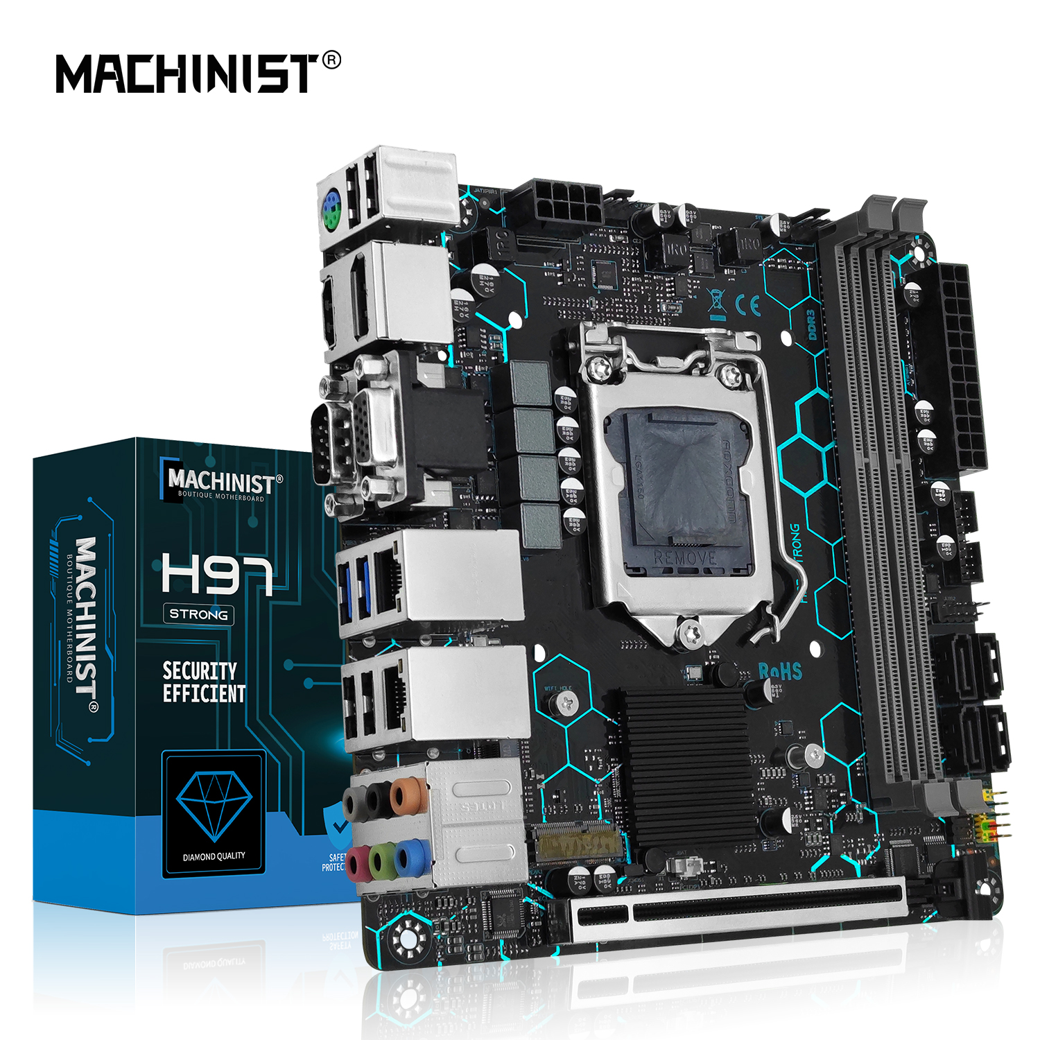 Pc Gaming Omen - MACHINIST H97 STRONG Motherboard LGA1150 Support