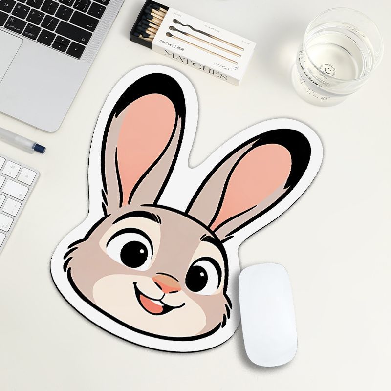 Gaming Desk Mat - 24cm Zootopia Mouse Pad, Student Cartoon,