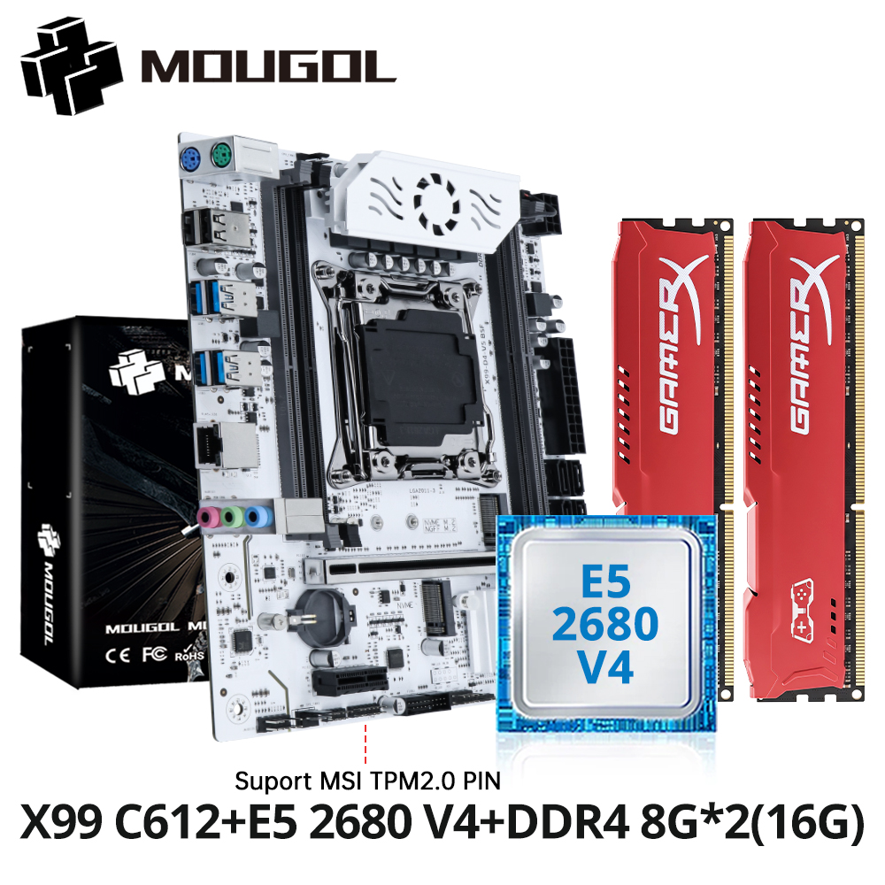 Pc Gaming Omen - MOUGOL X99 Motherboard Kit C612 Chip