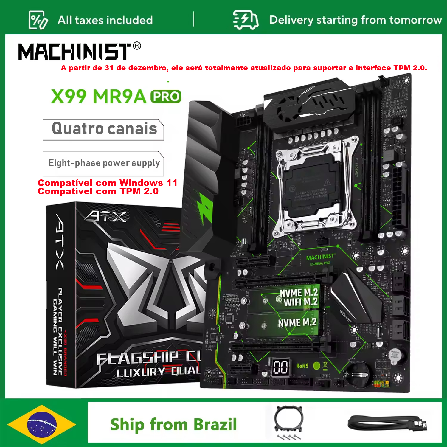 Pc Gaming Omen - MACHINIST MR9A PRO X99 Motherboard LGA