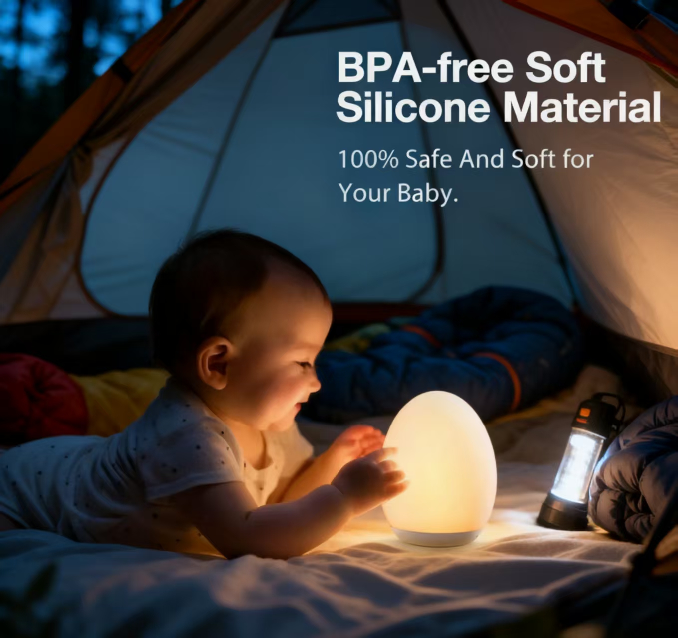 “Egg-Shaped Silicone Night Lig - Rgb Light Strip recension och pris
