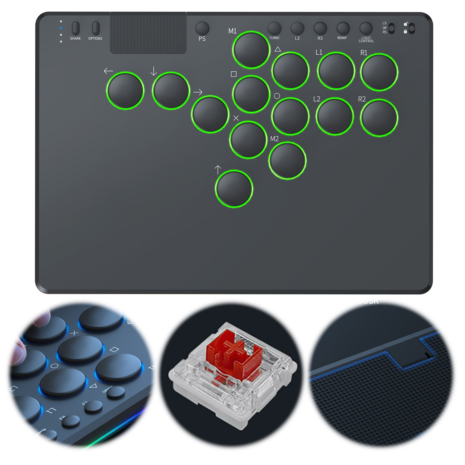 14 Keys All-Button Arcade Cont - Joystick Pc Gaming recension och pris