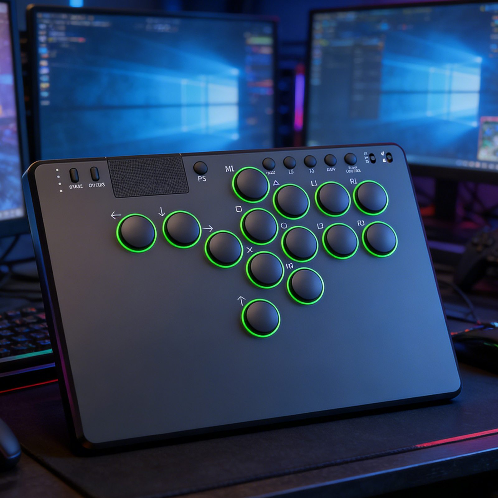 14 Keys All-Button Arcade Cont - Joystick Pc Gaming recension och pris