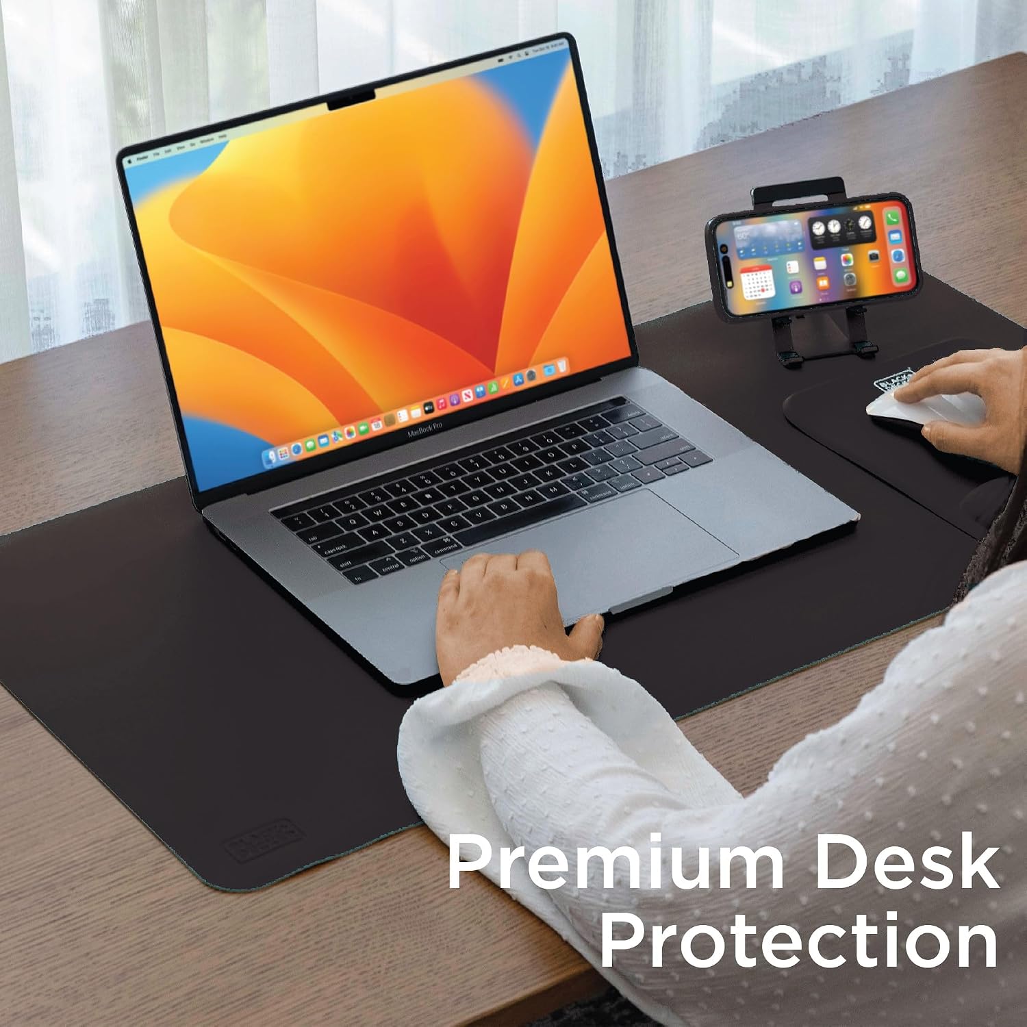 Faux Leather Desk Mat for Keyb - Gaming Desk Mat recension och pris