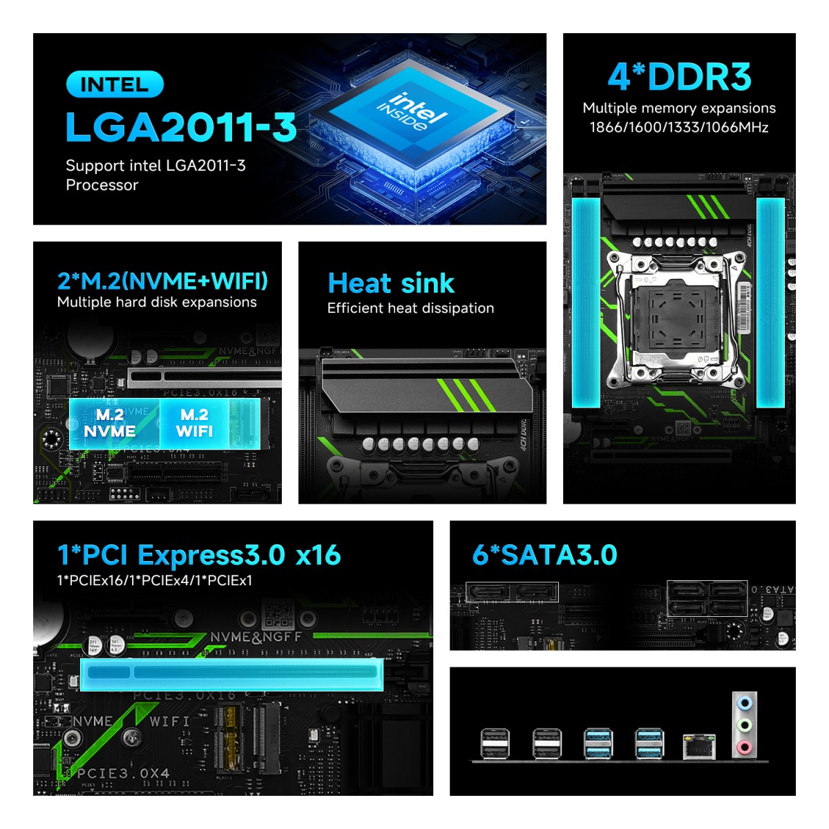 HUANANZHI X99-MD3 Motherboard  - Pc Gaming Omen recension och pris