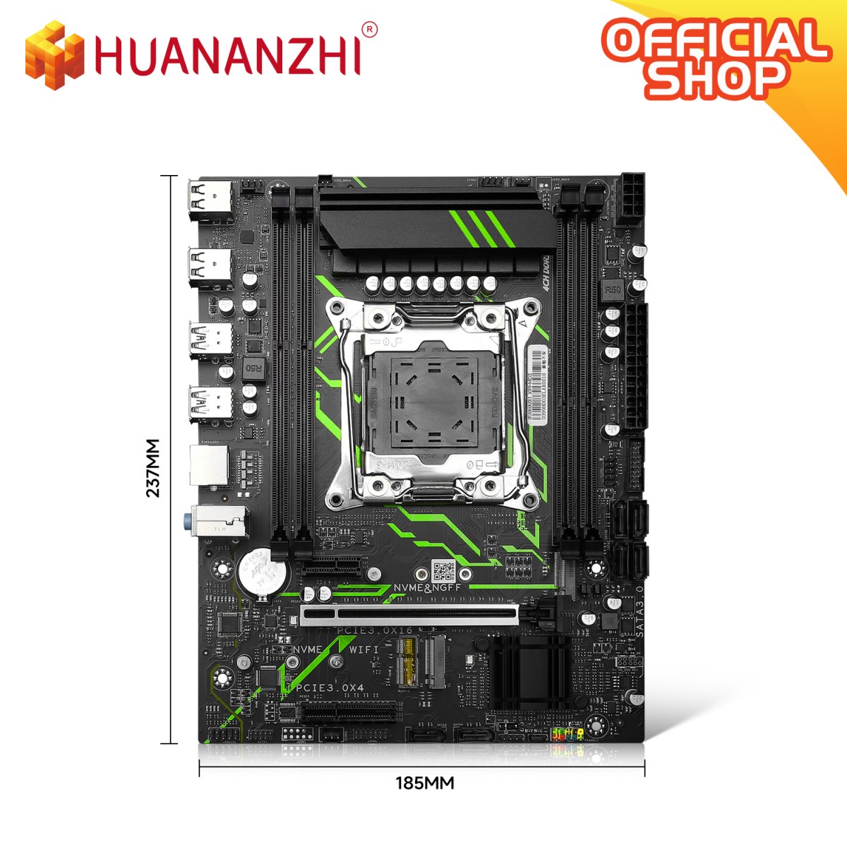 HUANANZHI X99-MD3 Motherboard  - Pc Gaming Omen recension och pris