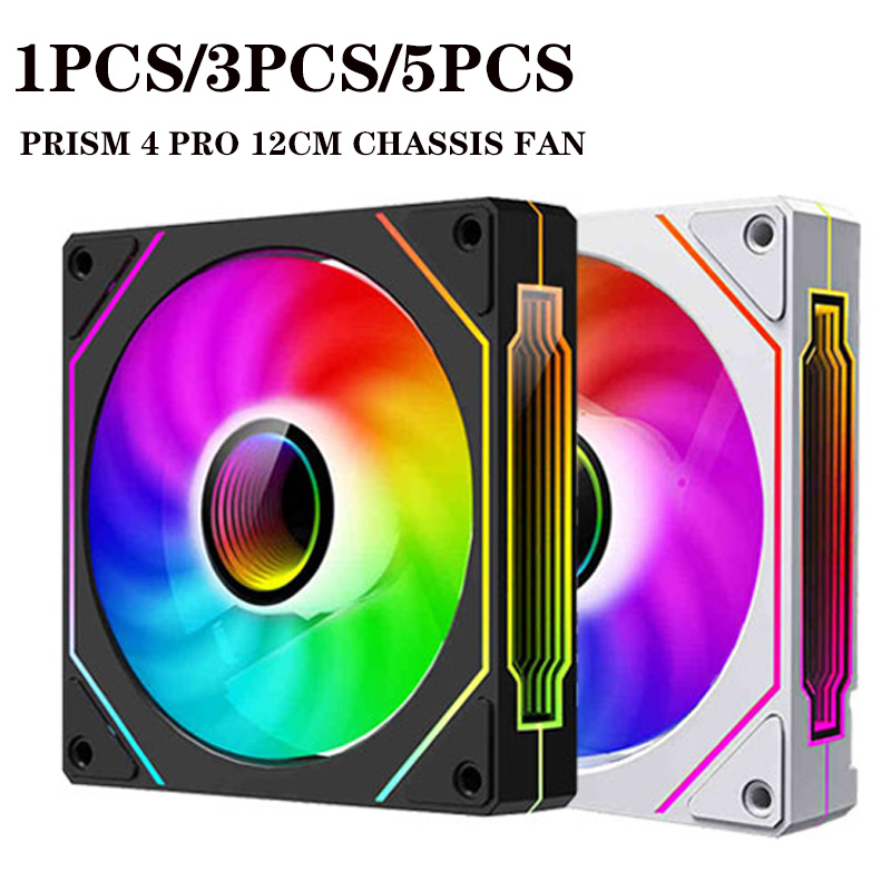 PRISM 4 PRO 120mm PWM ARGB Cas - Pc Gaming Case recension och pris