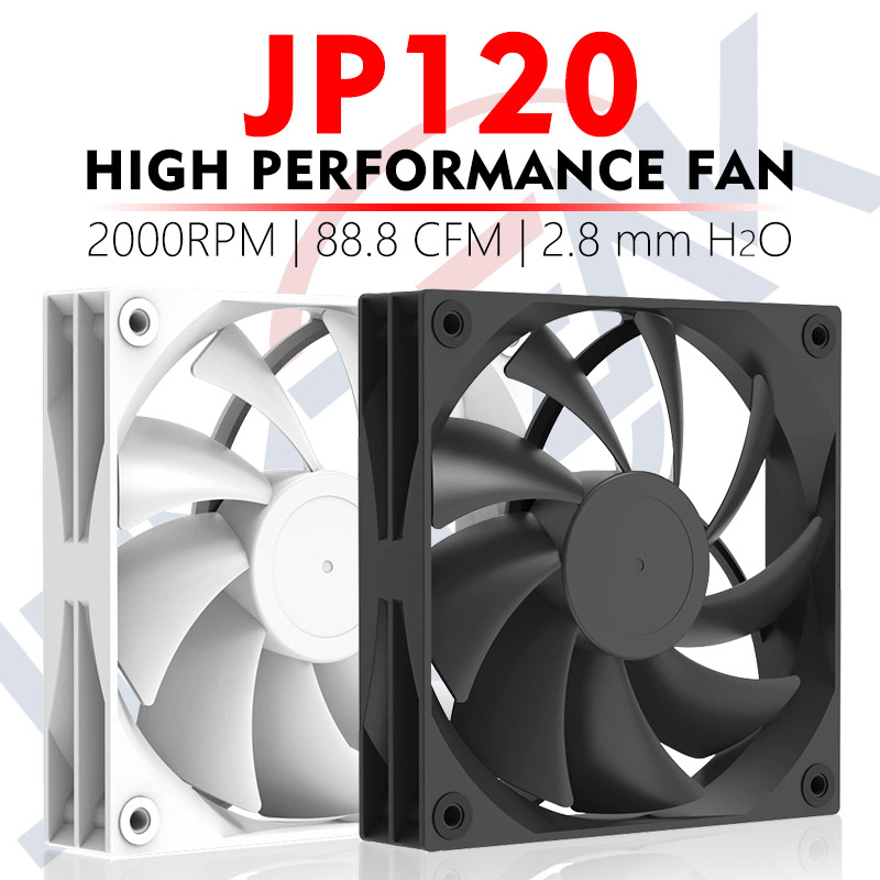 JUMPEAK JP120 120mm Fan 2000RP - Pc Gaming Case recension och pris
