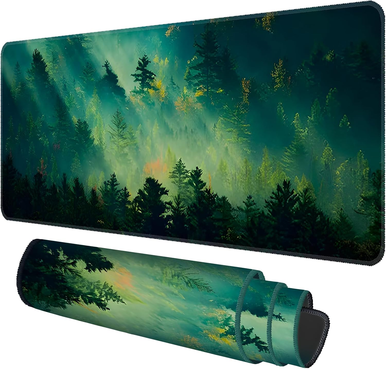 Large Mouse Pad with Stitched  - Gaming Desk Mat recension och pris