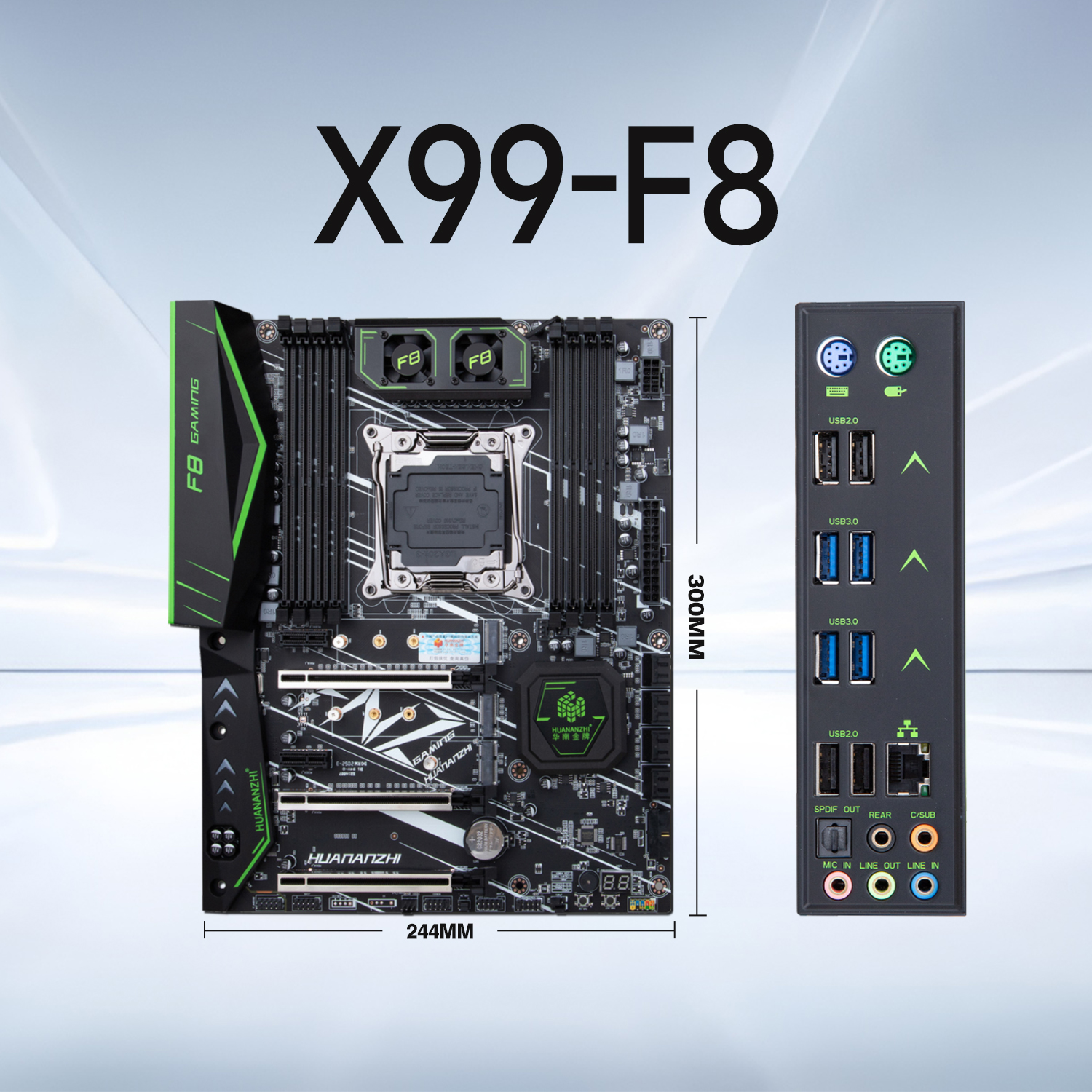 HUANANZHI X99 F8 LGA 2011-3 XE - Pc Gaming Omen recension och pris