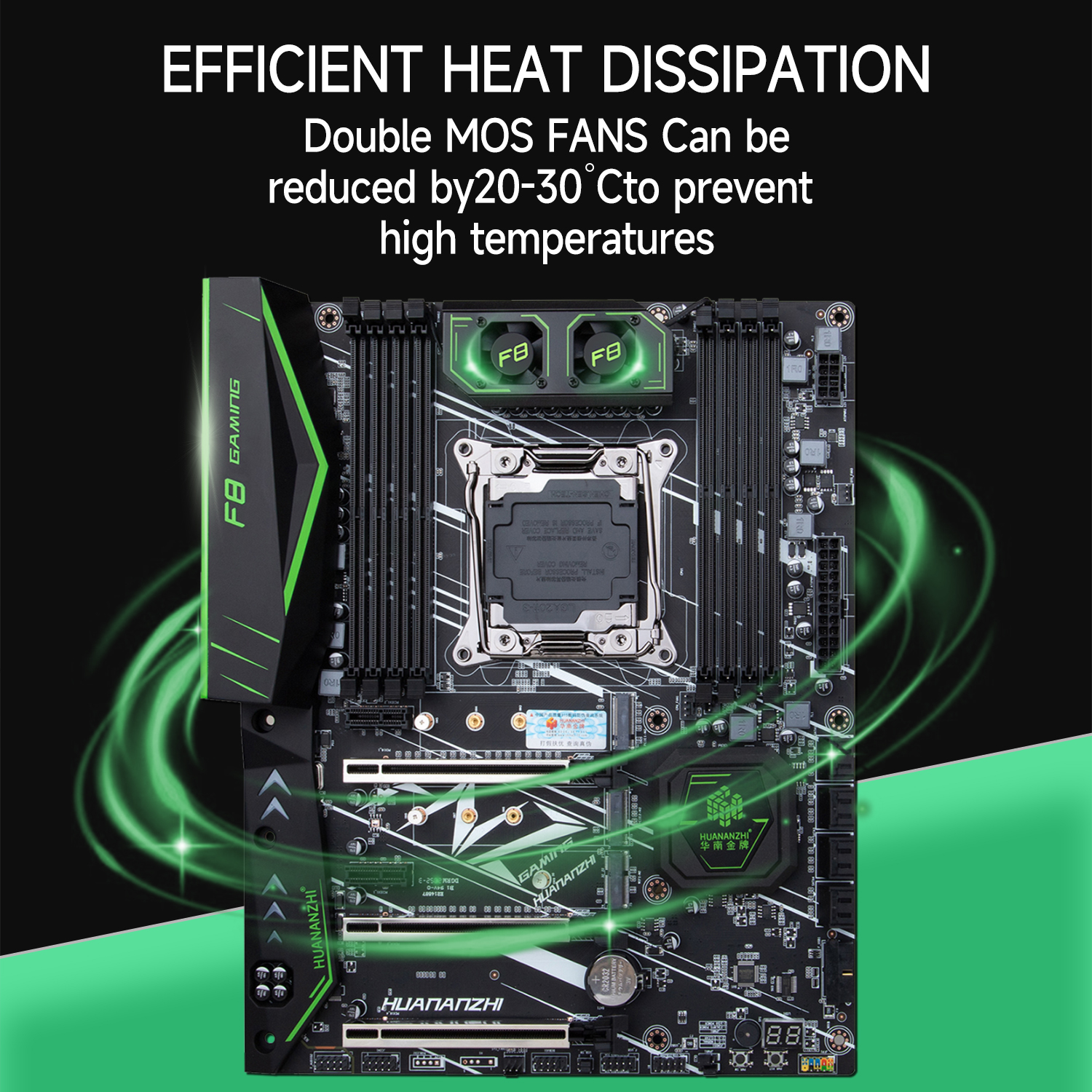 HUANANZHI X99 F8 LGA 2011-3 XE - Pc Gaming Omen recension och pris