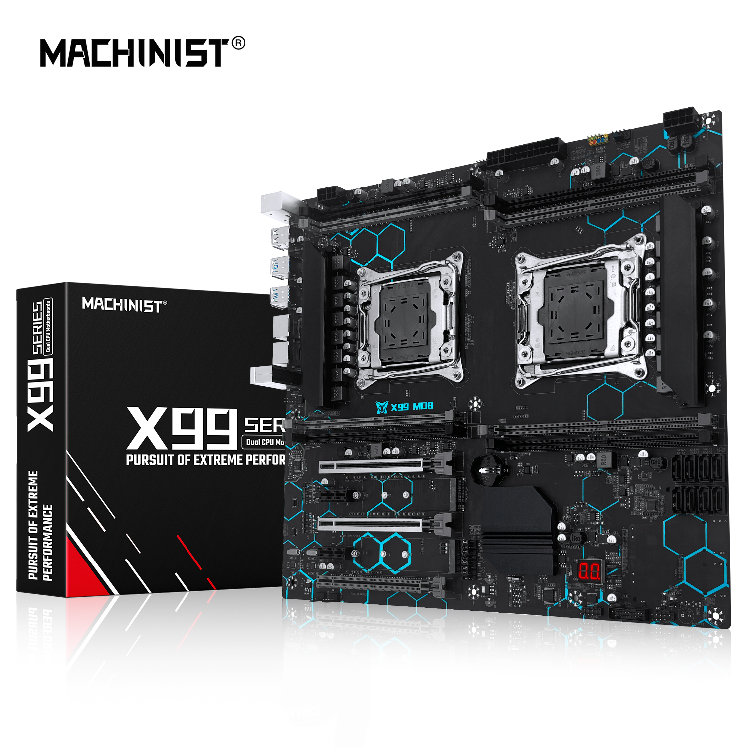 MACHINIST X99 MD8 Motherboard  - Pc Gaming Omen recension och pris
