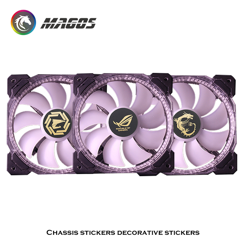 Computer Case Fan Metal Sticke - Pc Gaming Case recension och pris