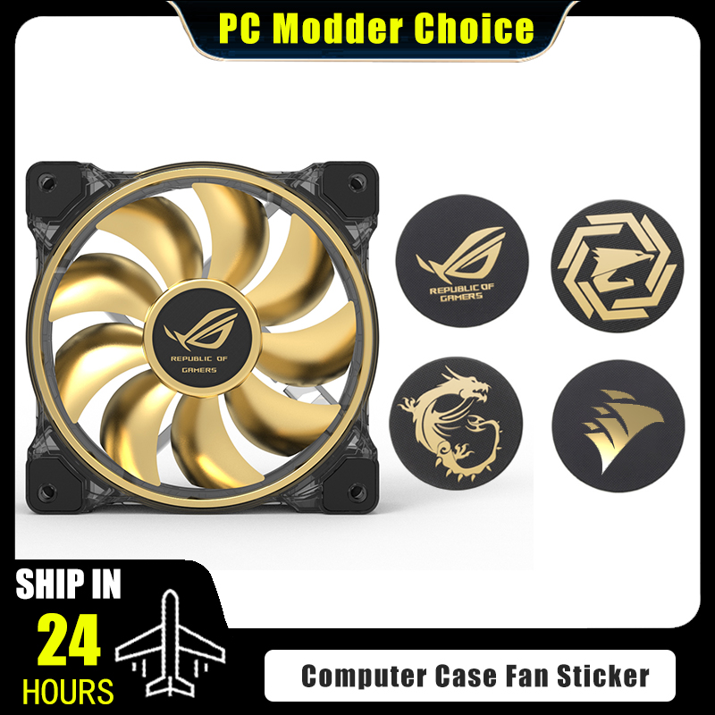 Computer Case Fan Logo Sticker - Pc Gaming Case recension och pris