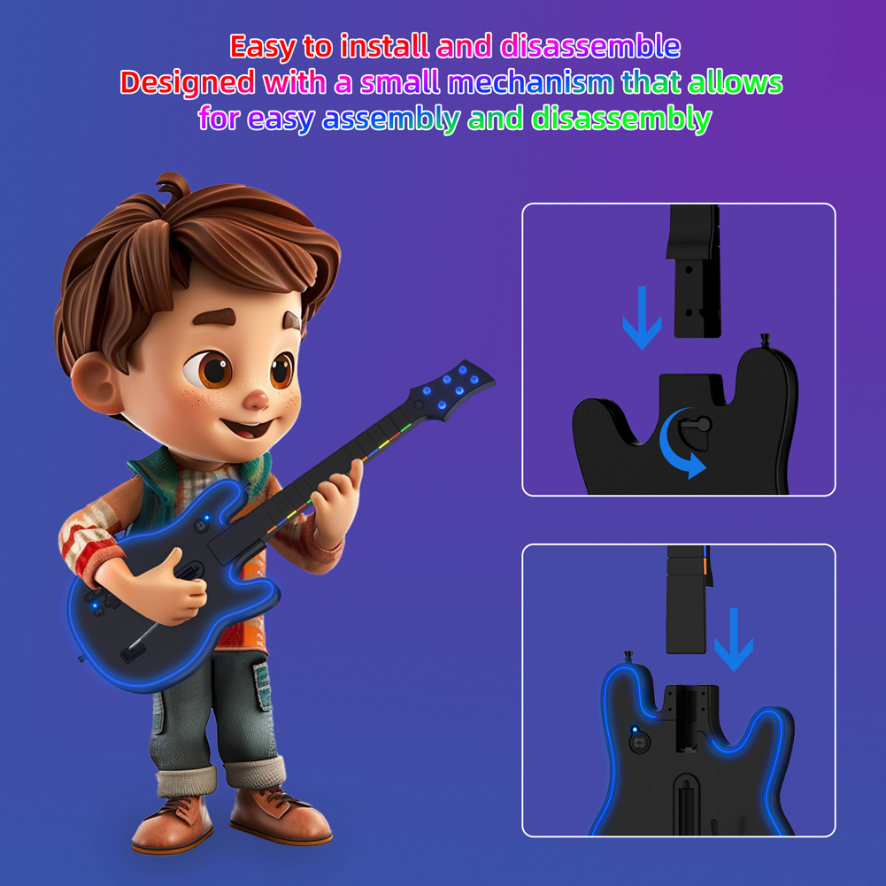 Wireless Guitar Controller wit - Joystick Pc Gaming recension och pris