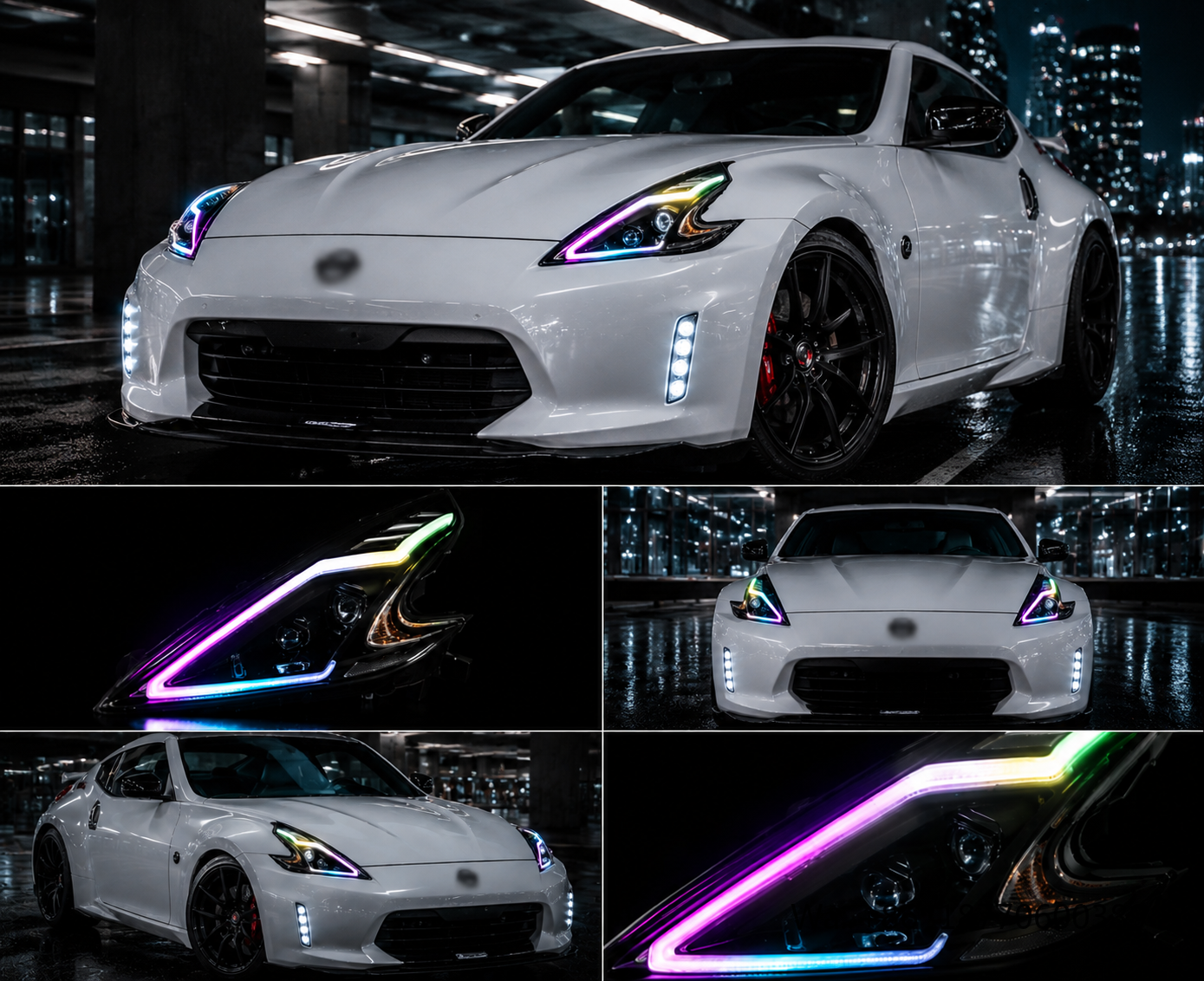 New 12V LED Headlights for 370 - Rgb Light Strip recension och pris