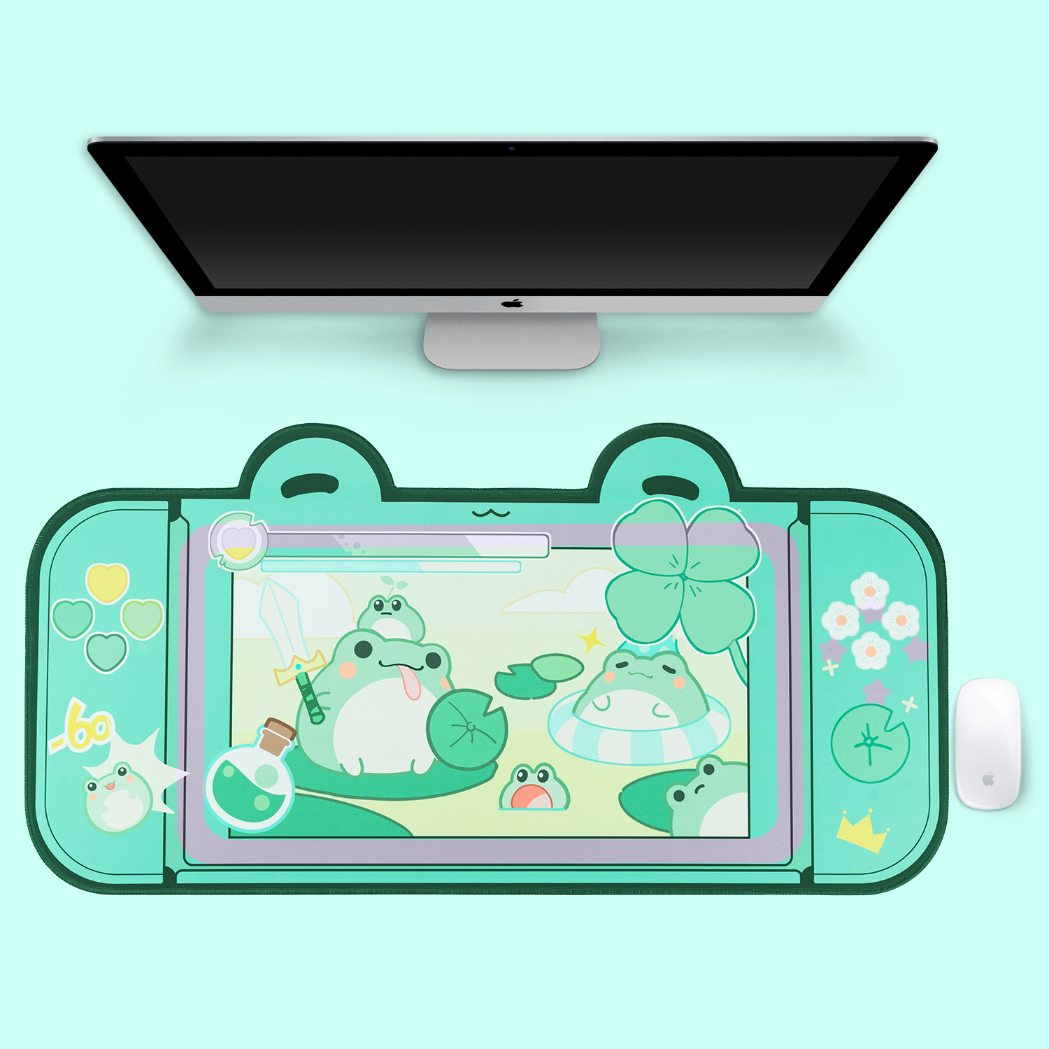 Extra Large Kawaii Gaming Mous - Gaming Desk Mat recension och pris