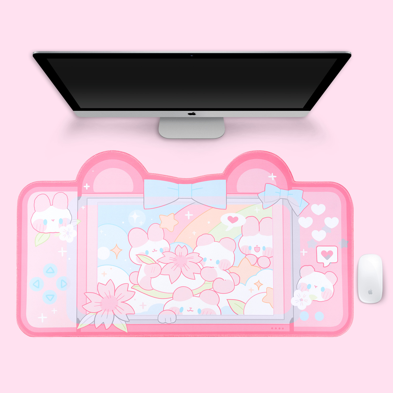 Extra Large Kawaii Gaming Mous - Gaming Desk Mat recension och pris