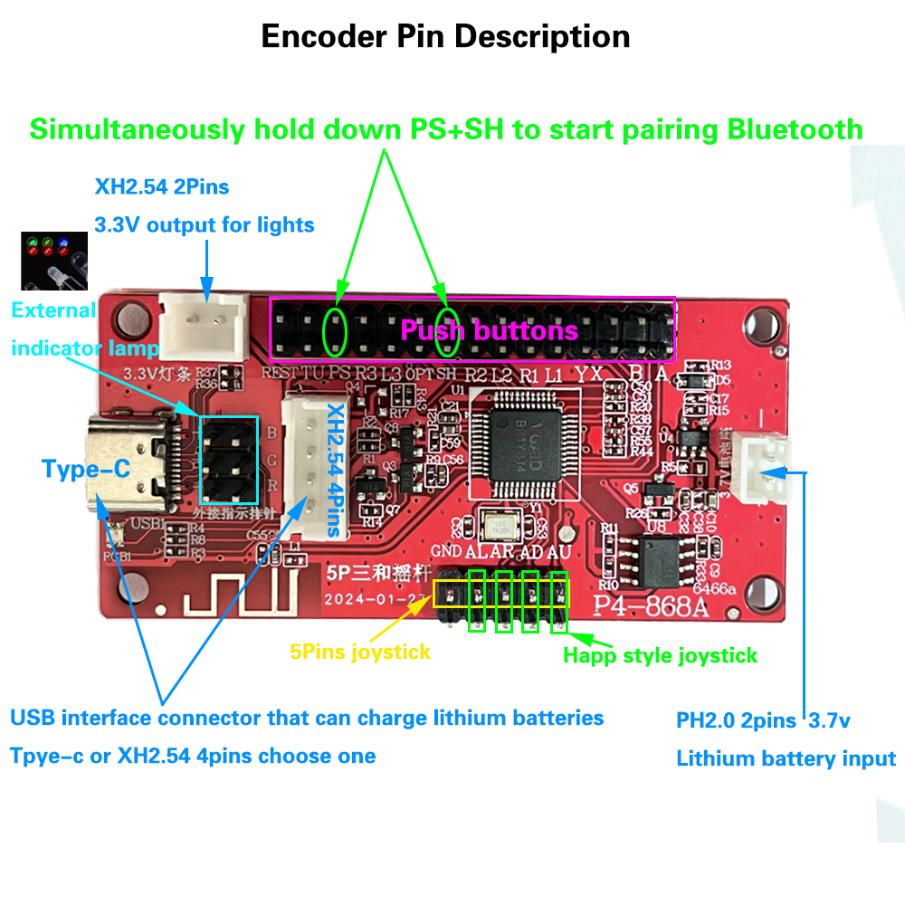 Joystick Encoder PCB Board USB - Joystick Pc Gaming recension och pris
