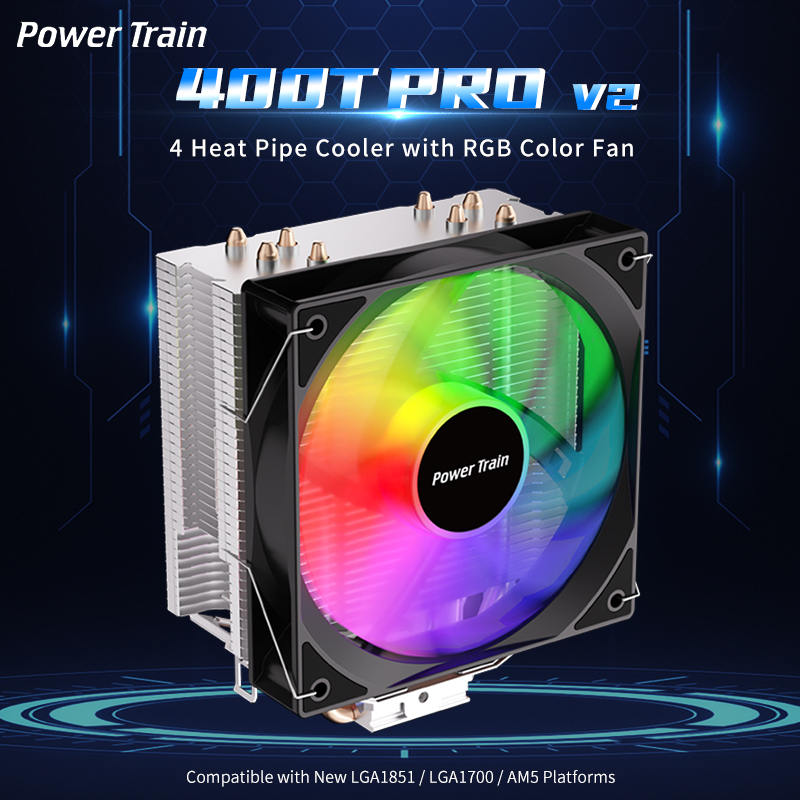 Power Train DL400T PRO V2 4 He - Pc Gaming Case recension och pris