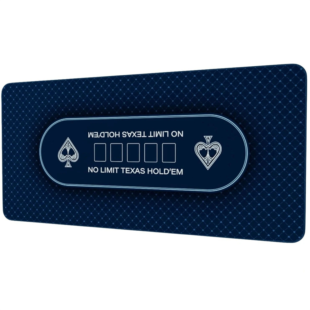 Texas Hold'em Table Mat  Rubbe - Gaming Desk Mat recension och pris