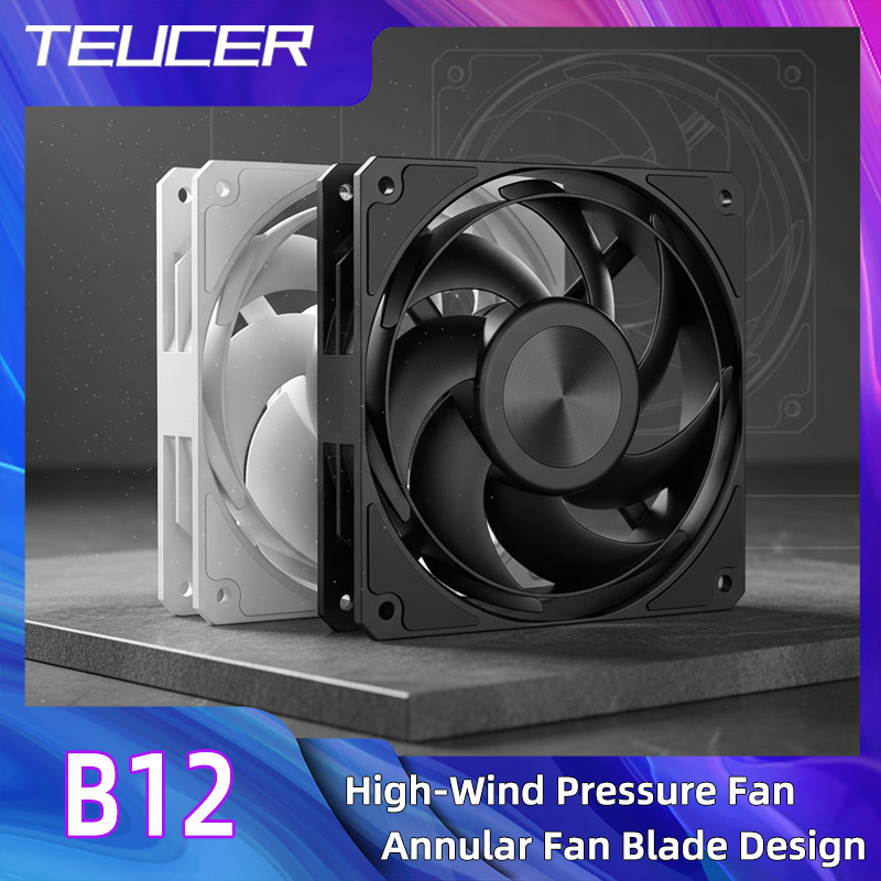 TEUCER Computer CPU Cooler Fan - Pc Gaming Case recension och pris