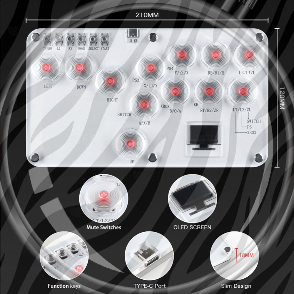 Arcade Joystick 12Keys All-But - Joystick Pc Gaming recension och pris