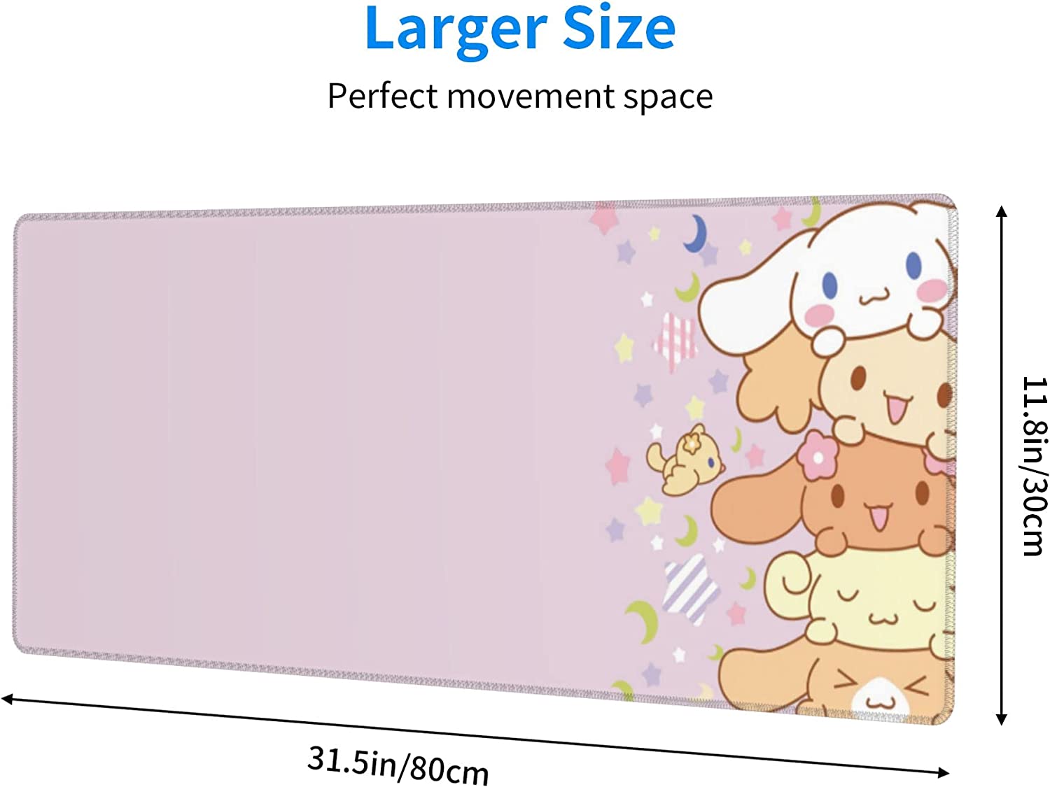 Kawaii Cute Dog Mouse Pads Nov - Gaming Desk Mat recension och pris