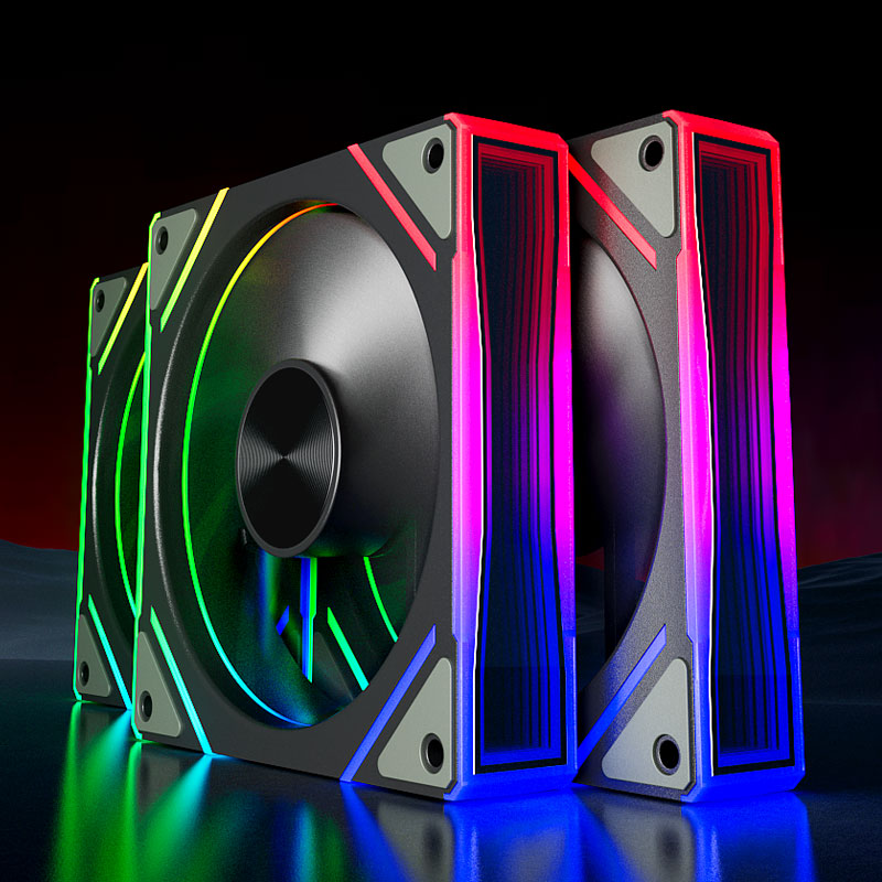 TEUCER Prism S1 ARGB 120mm (12 - Pc Gaming Case recension och pris