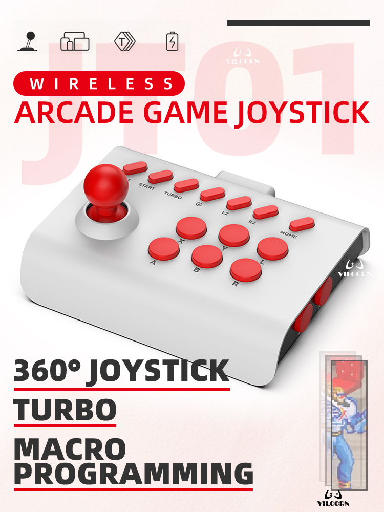Arcade Joystick Wireless Gamin - Joystick Pc Gaming recension och pris