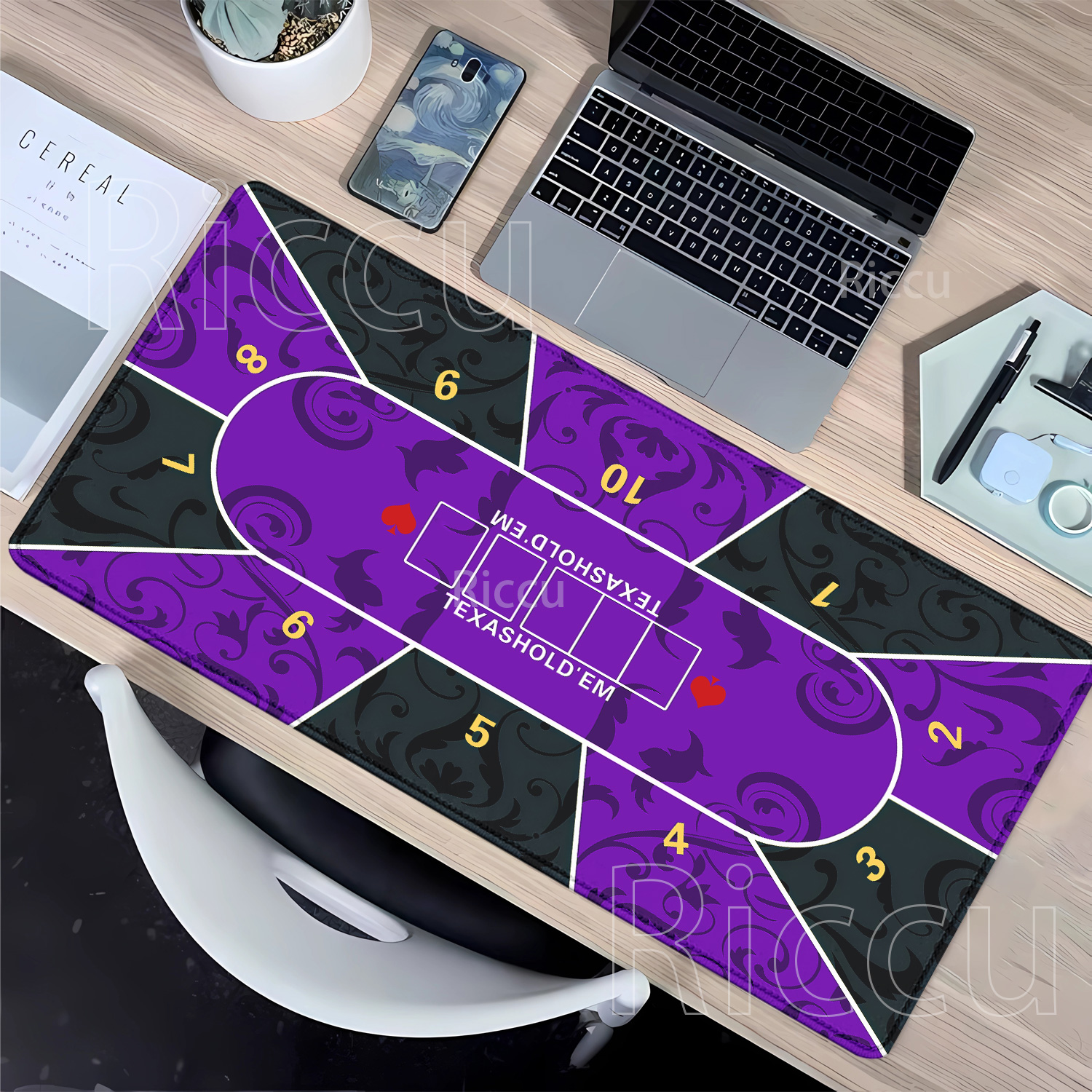 Mousepad Texas Hold’em poker R - Gaming Desk Mat recension och pris